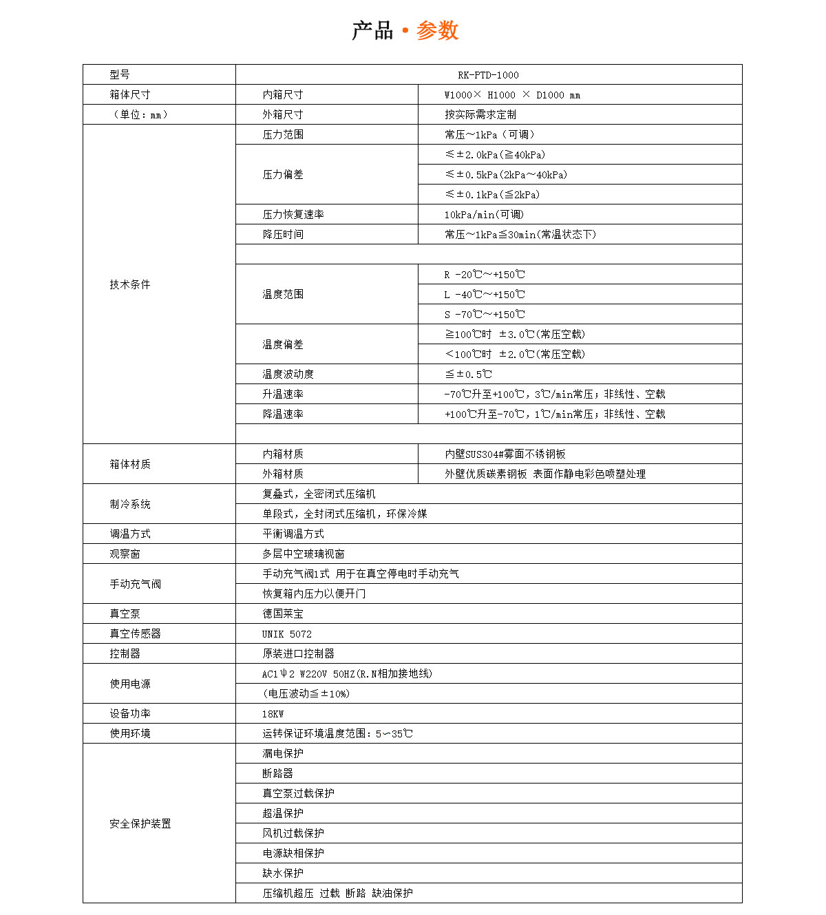 高空低氣壓試驗箱瑞凱儀器4